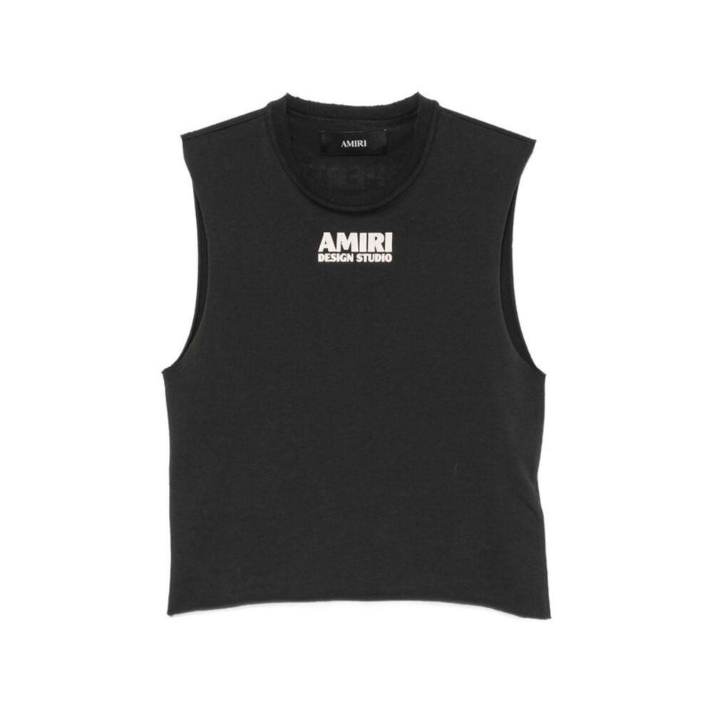 Amiri Black Tops - Vests & Tank Tops Women